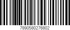 Código de barras (EAN, GTIN, SKU, ISBN): '7890580276802'