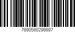 Código de barras (EAN, GTIN, SKU, ISBN): '7890580298897'