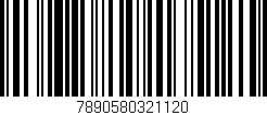 Código de barras (EAN, GTIN, SKU, ISBN): '7890580321120'