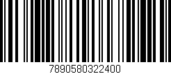 Código de barras (EAN, GTIN, SKU, ISBN): '7890580322400'