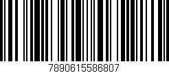 Código de barras (EAN, GTIN, SKU, ISBN): '7890615586807'