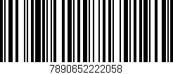 Código de barras (EAN, GTIN, SKU, ISBN): '7890652222058'