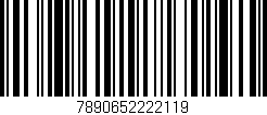 Código de barras (EAN, GTIN, SKU, ISBN): '7890652222119'