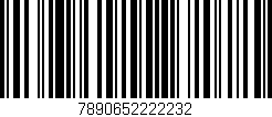 Código de barras (EAN, GTIN, SKU, ISBN): '7890652222232'