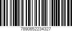 Código de barras (EAN, GTIN, SKU, ISBN): '7890652234327'