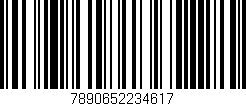 Código de barras (EAN, GTIN, SKU, ISBN): '7890652234617'