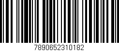 Código de barras (EAN, GTIN, SKU, ISBN): '7890652310182'