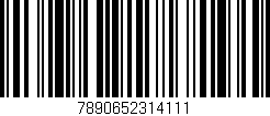 Código de barras (EAN, GTIN, SKU, ISBN): '7890652314111'