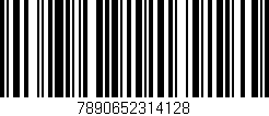 Código de barras (EAN, GTIN, SKU, ISBN): '7890652314128'