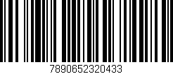 Código de barras (EAN, GTIN, SKU, ISBN): '7890652320433'