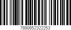 Código de barras (EAN, GTIN, SKU, ISBN): '7890652322253'