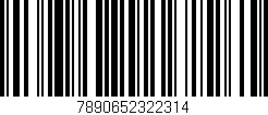 Código de barras (EAN, GTIN, SKU, ISBN): '7890652322314'