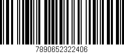 Código de barras (EAN, GTIN, SKU, ISBN): '7890652322406'
