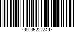 Código de barras (EAN, GTIN, SKU, ISBN): '7890652322437'