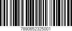 Código de barras (EAN, GTIN, SKU, ISBN): '7890652325001'