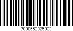 Código de barras (EAN, GTIN, SKU, ISBN): '7890652325933'