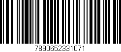 Código de barras (EAN, GTIN, SKU, ISBN): '7890652331071'