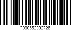 Código de barras (EAN, GTIN, SKU, ISBN): '7890652332726'