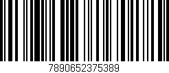 Código de barras (EAN, GTIN, SKU, ISBN): '7890652375389'