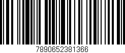 Código de barras (EAN, GTIN, SKU, ISBN): '7890652381366'
