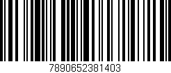 Código de barras (EAN, GTIN, SKU, ISBN): '7890652381403'