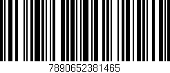 Código de barras (EAN, GTIN, SKU, ISBN): '7890652381465'