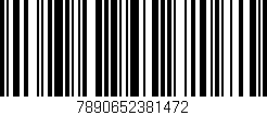 Código de barras (EAN, GTIN, SKU, ISBN): '7890652381472'