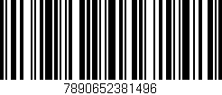 Código de barras (EAN, GTIN, SKU, ISBN): '7890652381496'