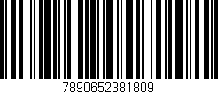 Código de barras (EAN, GTIN, SKU, ISBN): '7890652381809'