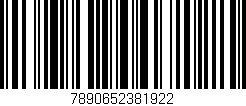 Código de barras (EAN, GTIN, SKU, ISBN): '7890652381922'