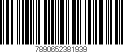 Código de barras (EAN, GTIN, SKU, ISBN): '7890652381939'