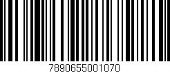 Código de barras (EAN, GTIN, SKU, ISBN): '7890655001070'
