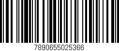 Código de barras (EAN, GTIN, SKU, ISBN): '7890655025366'