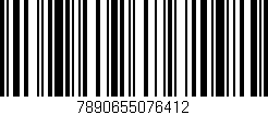 Código de barras (EAN, GTIN, SKU, ISBN): '7890655076412'