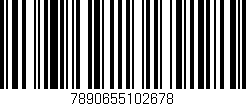 Código de barras (EAN, GTIN, SKU, ISBN): '7890655102678'