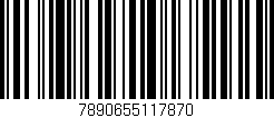 Código de barras (EAN, GTIN, SKU, ISBN): '7890655117870'