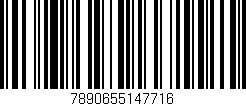 Código de barras (EAN, GTIN, SKU, ISBN): '7890655147716'