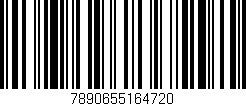 Código de barras (EAN, GTIN, SKU, ISBN): '7890655164720'