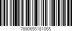 Código de barras (EAN, GTIN, SKU, ISBN): '7890655181055'