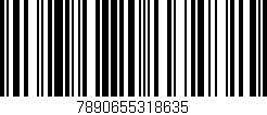 Código de barras (EAN, GTIN, SKU, ISBN): '7890655318635'