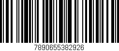 Código de barras (EAN, GTIN, SKU, ISBN): '7890655382926'