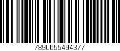 Código de barras (EAN, GTIN, SKU, ISBN): '7890655494377'