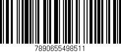 Código de barras (EAN, GTIN, SKU, ISBN): '7890655498511'