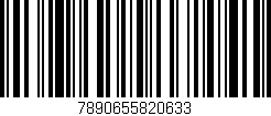 Código de barras (EAN, GTIN, SKU, ISBN): '7890655820633'