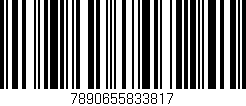 Código de barras (EAN, GTIN, SKU, ISBN): '7890655833817'