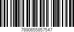 Código de barras (EAN, GTIN, SKU, ISBN): '7890655857547'