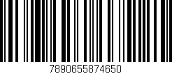 Código de barras (EAN, GTIN, SKU, ISBN): '7890655874650'