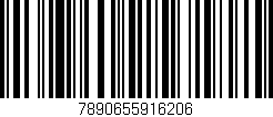 Código de barras (EAN, GTIN, SKU, ISBN): '7890655916206'