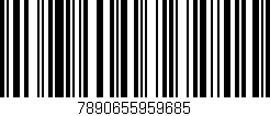 Código de barras (EAN, GTIN, SKU, ISBN): '7890655959685'