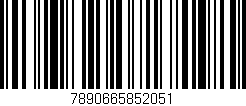 Código de barras (EAN, GTIN, SKU, ISBN): '7890665852051'